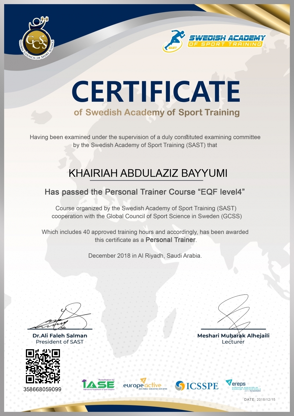 KHAIRIAH ABDULAZIZ BAYYUMI